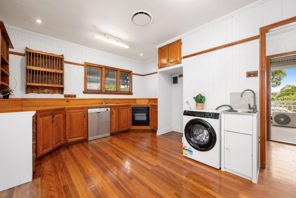 A 1950's Brisbane Queenslander becomes a modern co-living property but with quaint charm