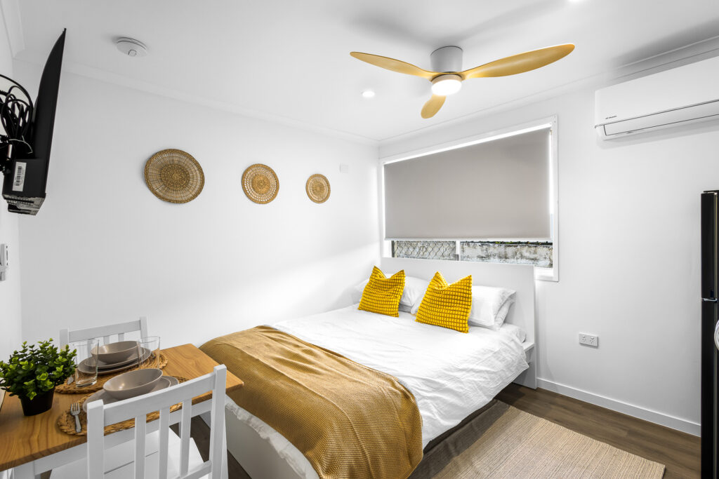 Co-living bedroom in Caloundra