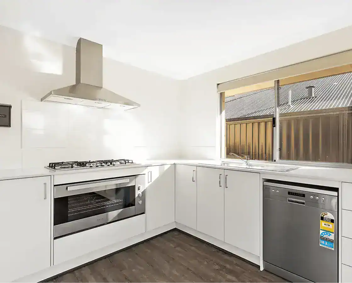 how a shared kitchen in a Greater Brisbane co-living property may look