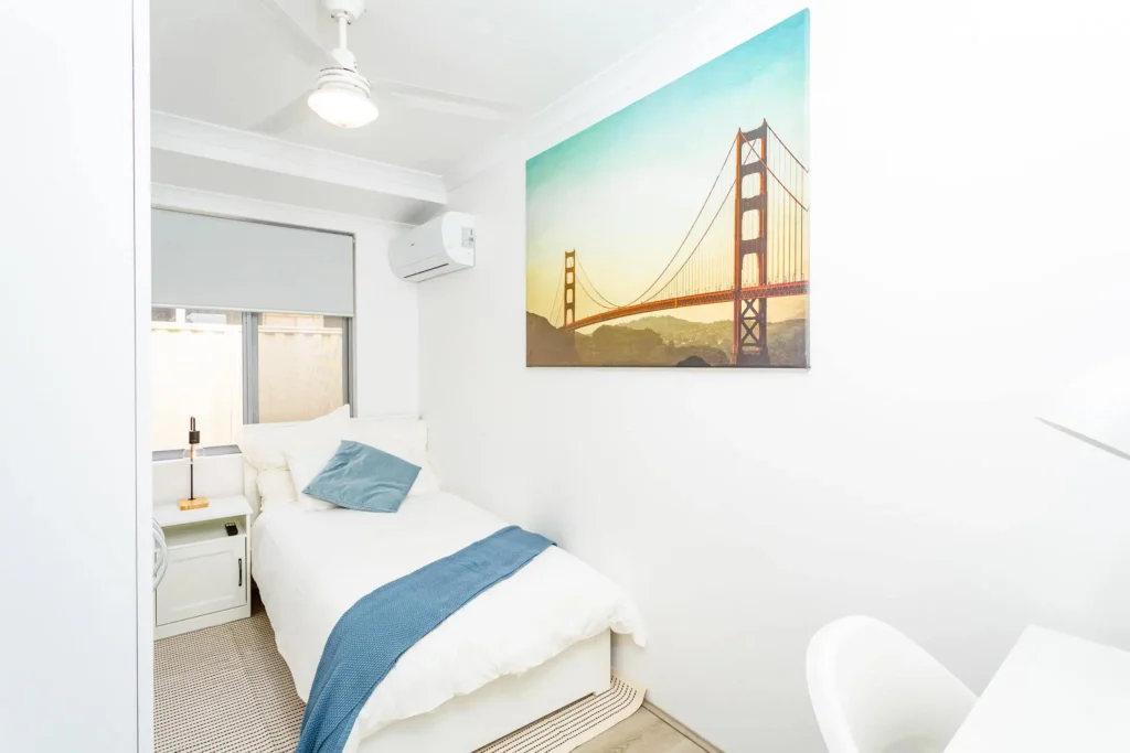 Furnished room inside co-living properties for sale