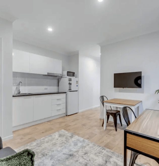 Due to the rental crisis, an investor has converted a large house into a co-living property with micro-apartments