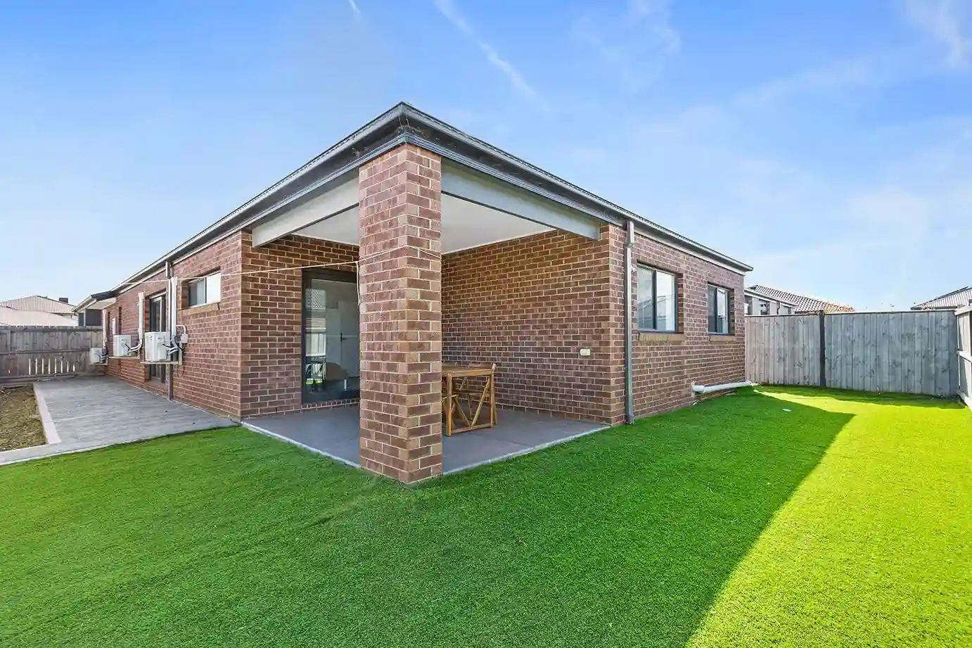 A tenant is renting a granny flat built as an secondary dwelling behind the main house.
